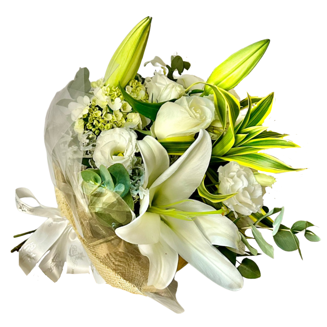 Buqu Mix de Flores Brancas 