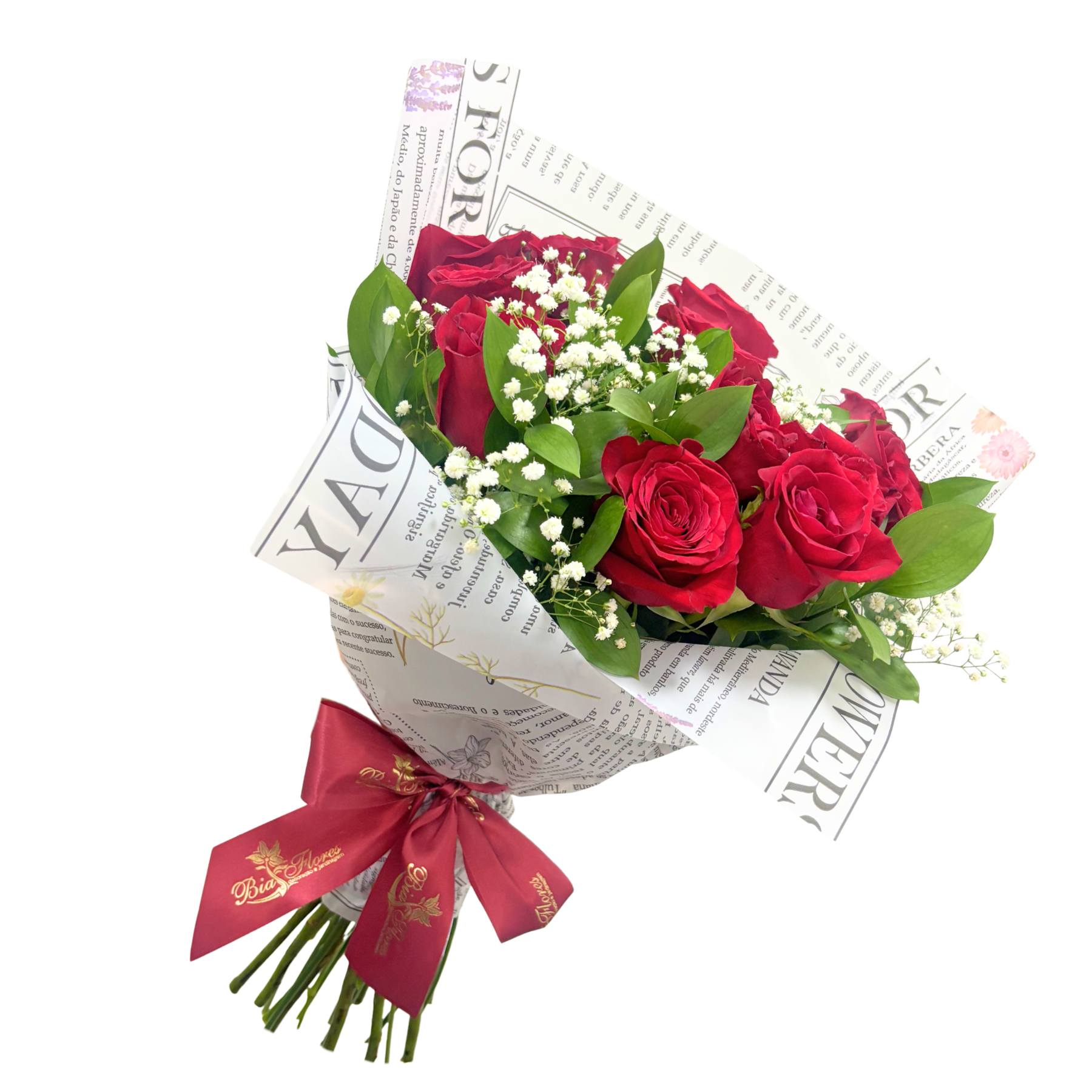 Buqu� 12 Rosas Vermelhas